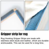 Gripper Strip For Tufting Frame Embroidery Frame Rug Carpet Supplies Gripper Fabric Hooking Fabric Strips Hooks Stitch Cross H7Q6