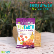 HCMKẹo dẻo hữu cơ 4 hương vị trái cây Yumearth 50g - Leafhouse hcm