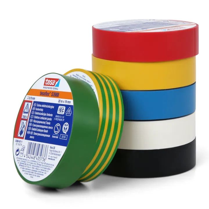 Tesa electrical tape insulation tape pvc waterproof, hightemperature