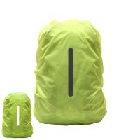 ：“{—— Reflective Waterproof Backpack Rain Cover Outdoor Sport Night Cycling Safety Light Raincover Case Bag Hiking 25 75L