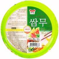 ?Import Item?​ 일가집 쌈무  หัวไชเท้าดองหวาน​(ซัมมู) Pickled Radish Wraps 350g