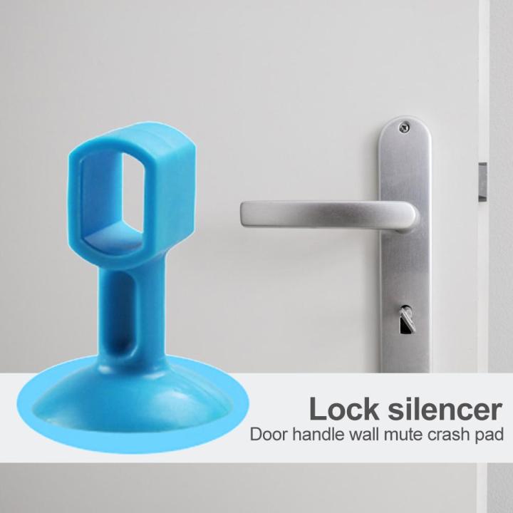 2pcs-doorknob-wall-mute-แผ่นกันกระแทกเบาะประตูตู้เก็บของจับล็อค-silencer