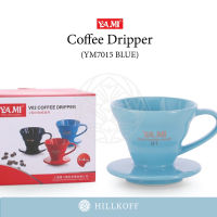 HILLKOFF : Yami YM7015 V01 Colourful Boutique Porcelain Dripper (Blue)