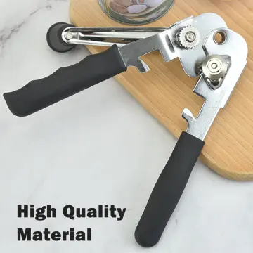 2Pcs Commercial Can Opener Heavy Duty Hand Can Opener Manual Handheld Can  Opener With Easy Crank