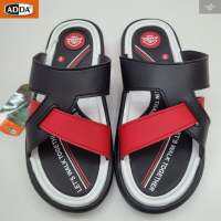 ADDA รองเท้าแตะ รองเท้าลำลอง สำหรับผู้ชาย แบบสวม รุ่น 21N59-M1 สีแดง SIZE 7-9