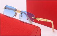 Glasses frame mens sunglasses without gold lens mens reflective lens meeting womens glasses 2053