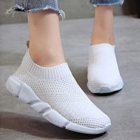 【LZ】 Casual Sneakers Women Slip on Flats Shoes Ladies Outdoor Walking Shoes Comfortable Female Sports Shoes Autumn Shoes Woman