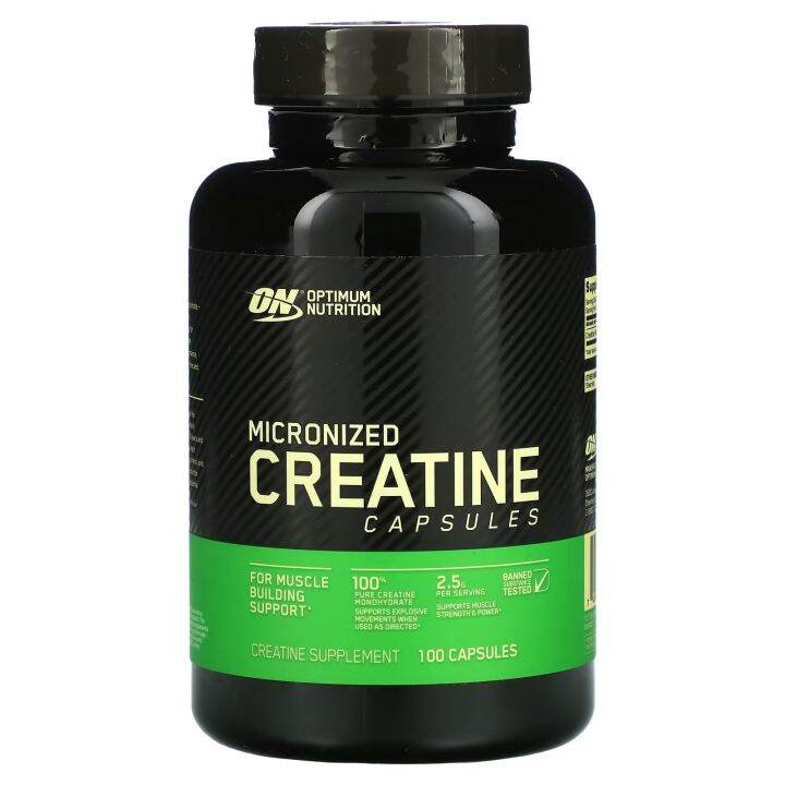 [PREORDER] OPTIMUM NUTRITION CREATINE 2500MG 100 CAPSULES POSTWORKOUT