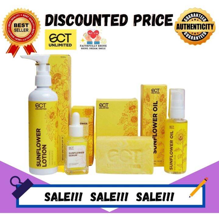 rznr1 SCT Sunflower Oil with Kojic Acid 60ml / Sunflower Soap with