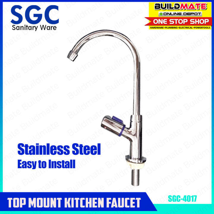 SGC Top Mount Kitchen Faucet SGC4017 •BUILDMATE• Lazada PH