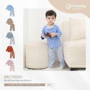 CHÍNH HÃNG Bộ quần áo dài tay Pyjama chất liệu mềm mại Bambus trẻ em Bu