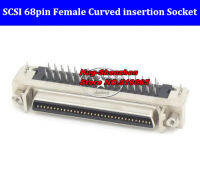 MCR68FS-90 SCSI HPCN68อะแดปเตอร์แทรกโค้ง SCSI 68pin PCB Socket