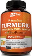 NutriFlair Turmeric Curcumin With Ginger & Bioperine 2250mg