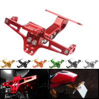 Motorcycle Adjustable Angle Aluminum alloy License Number Plate Frame Holder Bracket For YAMAHA BWS R25 R3 MT03 MSX KTM Tmax 500