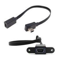 Hot Sale 1 Pieces Black Light Adapter Cable 5cm- 50cm Mini USB B 5pin Male To Female Extension Cable Adapter