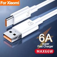 [Hot K] สาย USB ชนิด C 6A Samsung S21สายชาร์จสำหรับอย่างรวดเร็ว Huawei S20 P40 P30 Xiaomi 12 5A สายข้อมูลสายชาร์จเร็ว