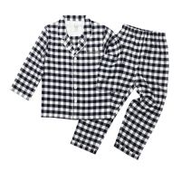 ⭐️⭐️⭐️⭐️⭐️ MUJI MUJI MUJI pajamas flannel childrens autumn and winter brushed thickened long-sleeved home clothes for men and women pure cotton suit plaid