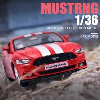 2015 Ford Mustang GT Supercar จำลองประณีต Diecasts &amp; ของเล่นยานพาหนะ RMZ City 1:36รุ่น Railed/มอเตอร์/รถยนต์/จักรยาน