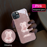 เคสไอโฟน7สีสว่างที่ไม่เหมือนใครสำหรับ IPhone 14/14Pro/14Promax/13/13Pro/13Promax/12/12Promax/11/11Pro/11Promax เคสแอปเปิ้ลกระจกเทมเปอร์มือถือกันน้ำฝาครอบเคสไอโฟนเพิ่ม0.3Mm ในตำแหน่งกล้อง