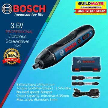 Bosch Bosch Go (Gen-2.0) Smart Screwdriver, Blue, 1 Piece