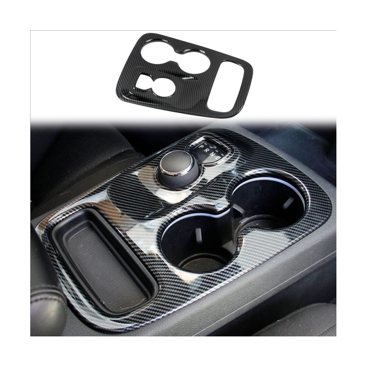 car-carbon-fiber-center-console-gear-shift-water-cup-holder-frame-cover-trim-stickers-for-durango-2014-2017