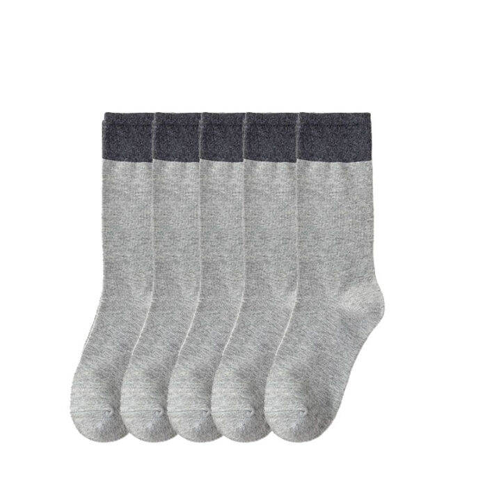 5-pairs-socks-womens-cotton-socks-fashion-spring-and-summer-socks-color-matching-stockings-womens-high-quality-korean-version