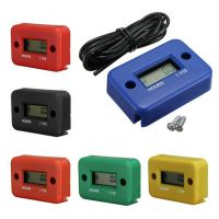 Motorcycle Hour Meter With Battery Timer Cafe Racer Digital Counter Moto Ski Timer Accumulator Digital Working Gauge Tools  Power Points  Switches Sav