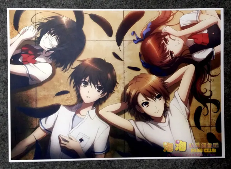 A Wide Variety of Another Anime Characters Wall Scroll Hanging Decor  (Misaki MEI & Sakakibara Kouichi 1) : : Home & Kitchen