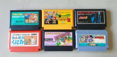 ตลับเกมส์ Famicom(แฟมิลี่) เกมส์สนุกวัยเด็กใช้งานได้ปกติ