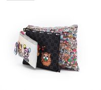 Lesportsac 2023 Tokidoki อุปกรณ์เสริมแบรนด์ร่วมกระเป๋าเก็บพิมพ์ลายน่ารักอินเทรนด์4268