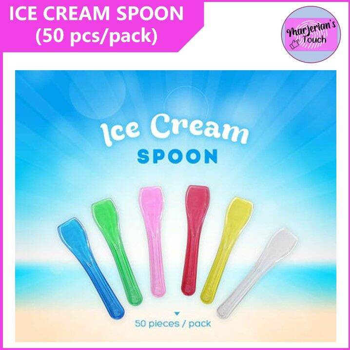 ICE CREAM SPOON PLASTIC SPOON MINI SPOON DISPOSABLE SPOON FROZEN YOGURT