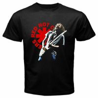 Hot sale Red Hot Chili Peppers band  graphic Mens 100% Cotton Round Neck Short Sleeve T-Shirt  Adult clothes