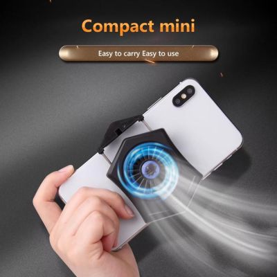 ☄ Portable Phone Cooler Rechargeable Cooling Fan Radiator Universal P9 Mobile Game Radiator