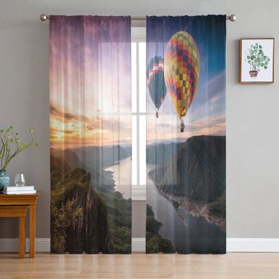 Stadium Playing Field Tulle Curtains for Living Room Print Sheer Voile Curtain Bedroom Window Screening Drapes Blinds Home Decor