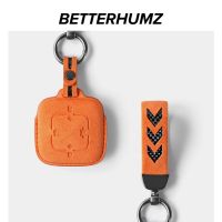 Betterhumz Alcantara Car Key Case Cover For ZEEKR 001 Protector Shell Carbon Fiber Keychain Car Styling Mouldings Accessories