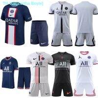 ♚∏∏ Spot goods 2122 2223 PSG/Paris Saint-Germain Home Away 3rd Fourth Jersey Set PSG Adult Unisex Football Jersey with Pants Suit S-2XL