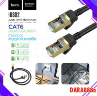 HOCO US02 เเท้ 100% สายแลน CAT 6 สาย LAN ความเร็วสูง RJ45 ระดับกิ๊กกะบิต วิ่งเต็มสเปก