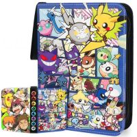 【LZ】 2023 Style Fried Street 400pcs Pokemon Cartoon Game Card Storage Bag Waterproof Zipper Binder Card Book Card Holder Toy Gift