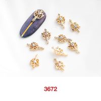 Japanese net red nail accessories alloy diamond nail flash diamond light tpy crystal extended DIY decoration