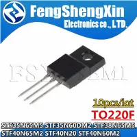 10pcs STF35N65M5 STF35N60DM2 STF38N65M5 STF40N65M2 STF40N20 STF40N60M2 35N65M5 35N60DM2 38N65M5 40N65M2 F40N20 40N60M2 TO220F WATTY Electronics