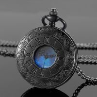 【CW】❈✳♀  Roman numerals Digital Scale Necklace Watches Personality Chain reloj hombre