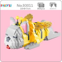 Moyu 93011 Animal World Bulldog Dog Bee Cosplay Clothing Pet Doll 3D Mini Diamond Blocks Bricks Building Toy for Children no Box