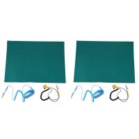 A50I 2X Anti-Static Mat Phone Repair Soldering Pad With Ground Wire ESD Wrist For Repair Mobile Repair Soldering Mat