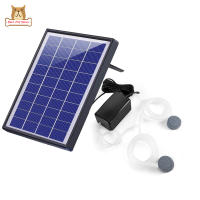 BP【ready Stock】Solar Powered Oxygen Pump Low Noise Air Pump For Outdoor Fish Tank Pool PondCOD【cod】