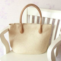 European style straw bag shoulder bag fashion simple travel beach woven women bag