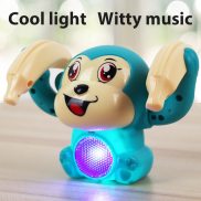Baby Toys Electric Tumbling Monkey Light Music Puzzle Sound Tipping Monkey