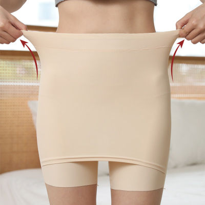 L-2XL Double-layer Safety Pants With Crotch For Women