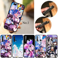 57TEE Re Zero  Ram Rem อ่อนนุ่ม High Quality ซิลิโคน TPU Phone เคสโทรศัพท์ ปก หรับ Huawei Nova 7 SE 5T 4E 3i 3 2i 2 Mate 20 10 Pro Lite Honor 20 8x