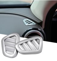 2Pc For Mercedes Benz W213 E Class E200l E300l 2016 2017 Car Essories ABS Chrome Dashboard Air Conditioning Outlet Cover Trim