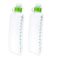 2X Water Bottles Curved Kettle Plastic Extruded Outdoor Sports Kettle Running Fitness Belt Soft Kettle